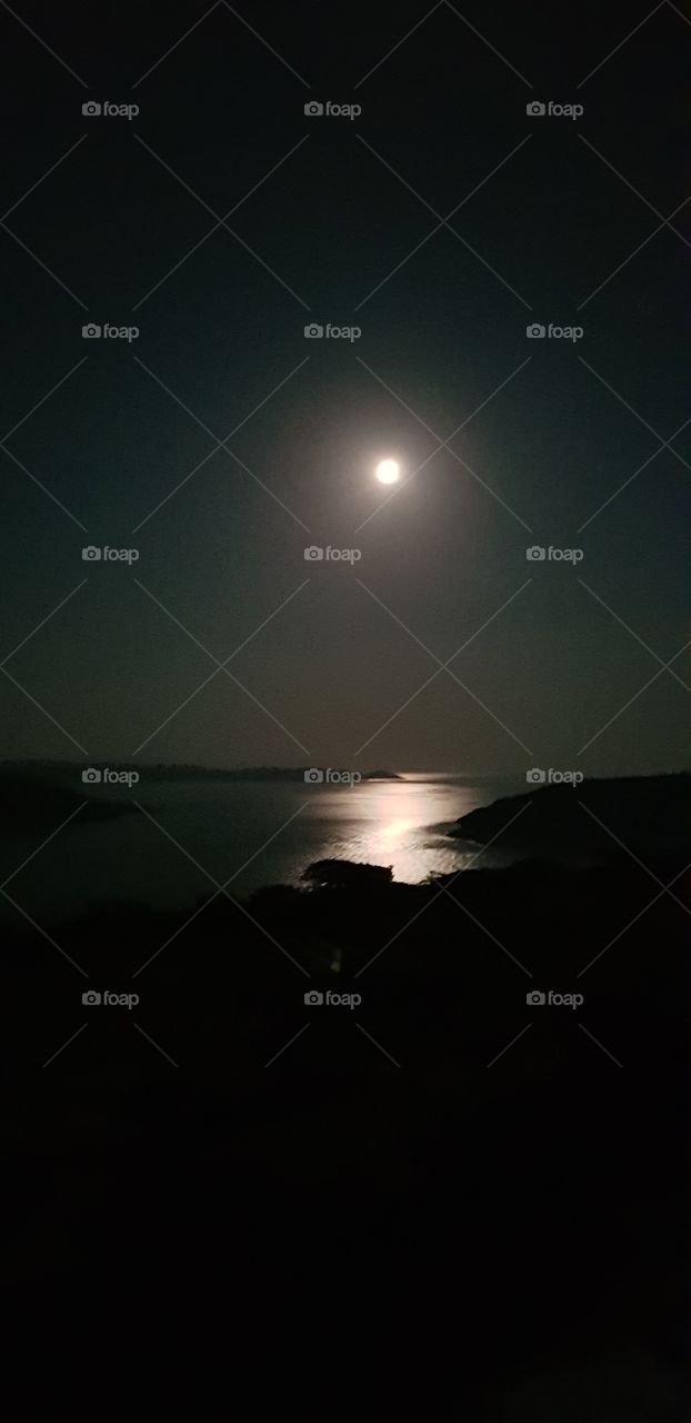 Moonlight Iraklia Greece