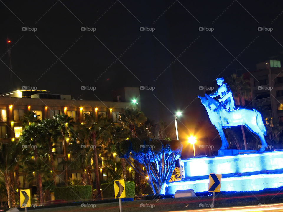 Sculpture at downtown. Tijuana BC.
