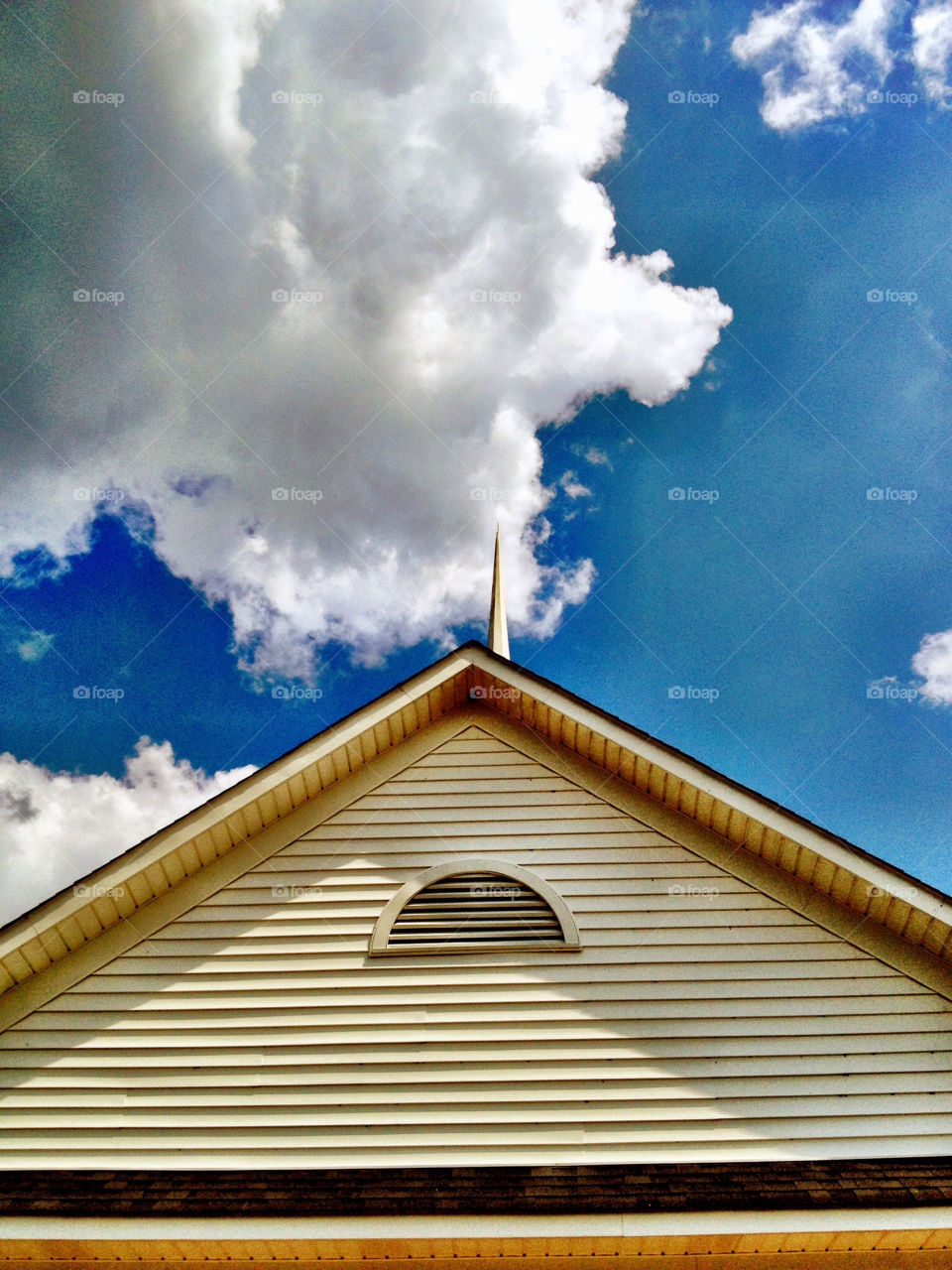 sky clouds church memorial by hayen