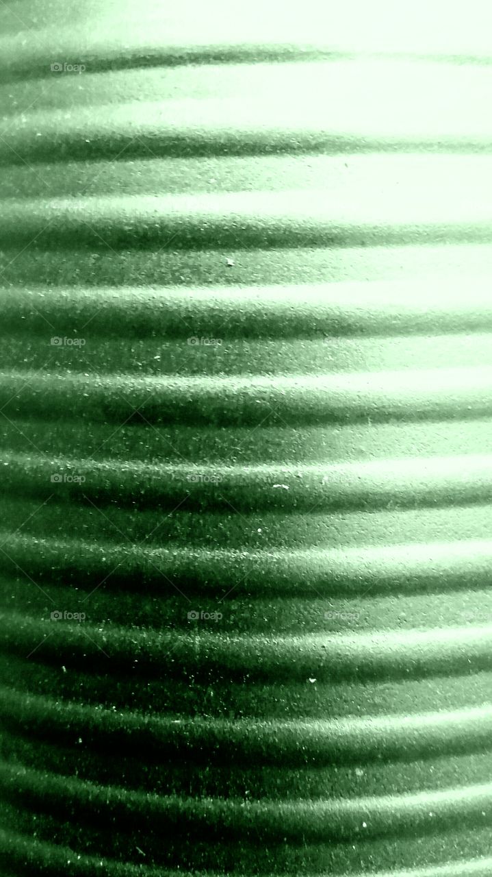 Green pattern flowerpot