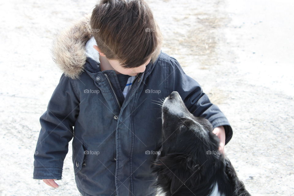 Boy and his best friend 