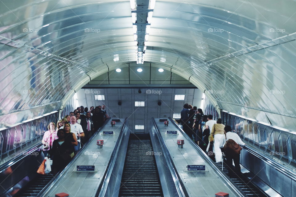 Intergalactic Escalators. The London Underground.