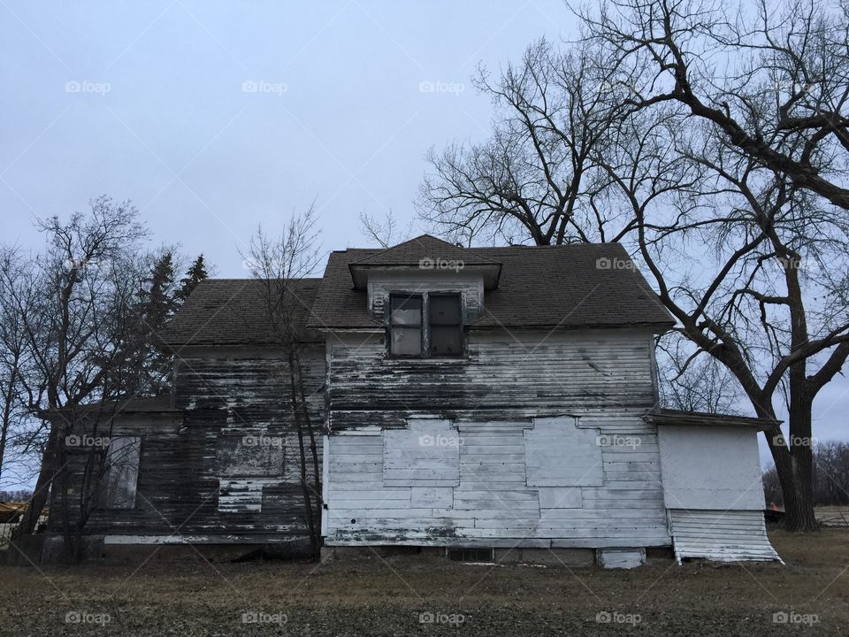 No Person, Abandoned, House, Building, Barn