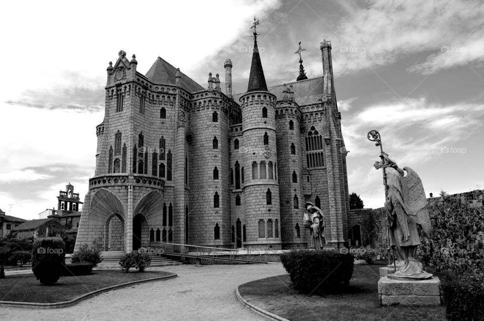 Episcopal Palace of Astorga. Episcopal Palace of Astorga, designed by architect Gaudí. Spain