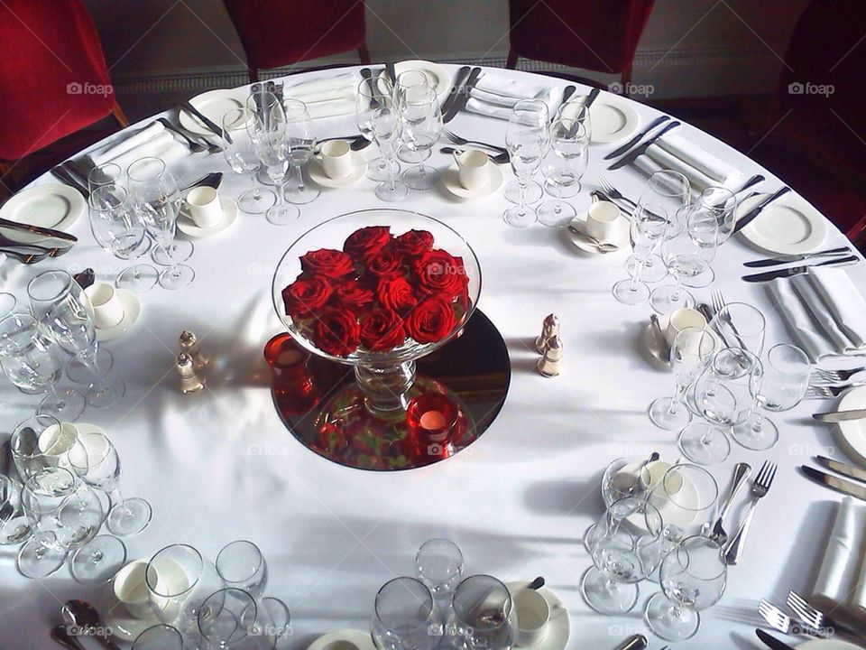 Dinner set up