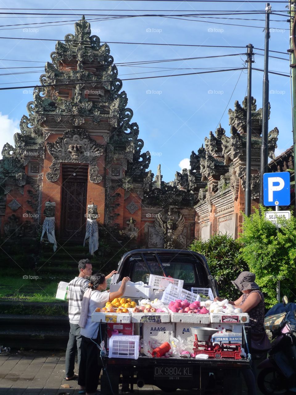 Bali fruit stands