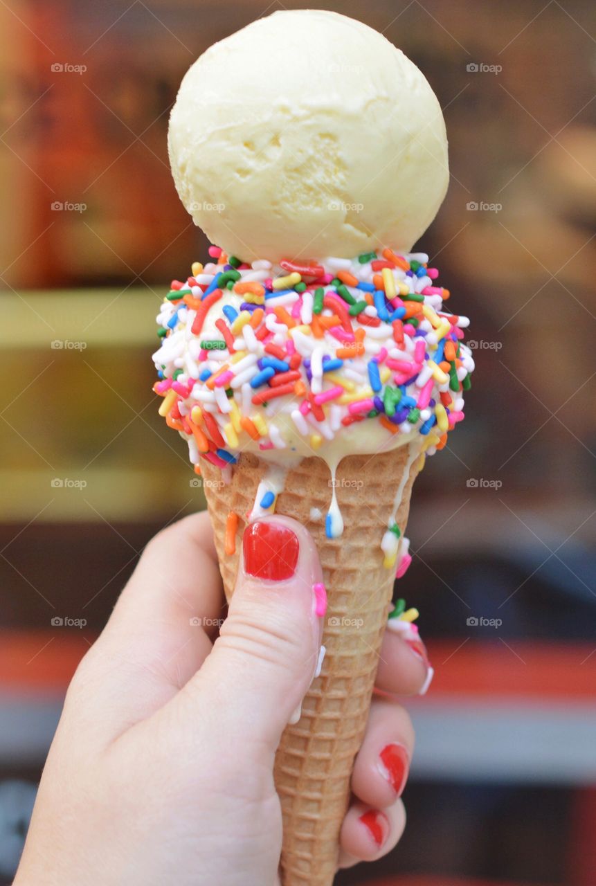 Sprinkle Ice Cream