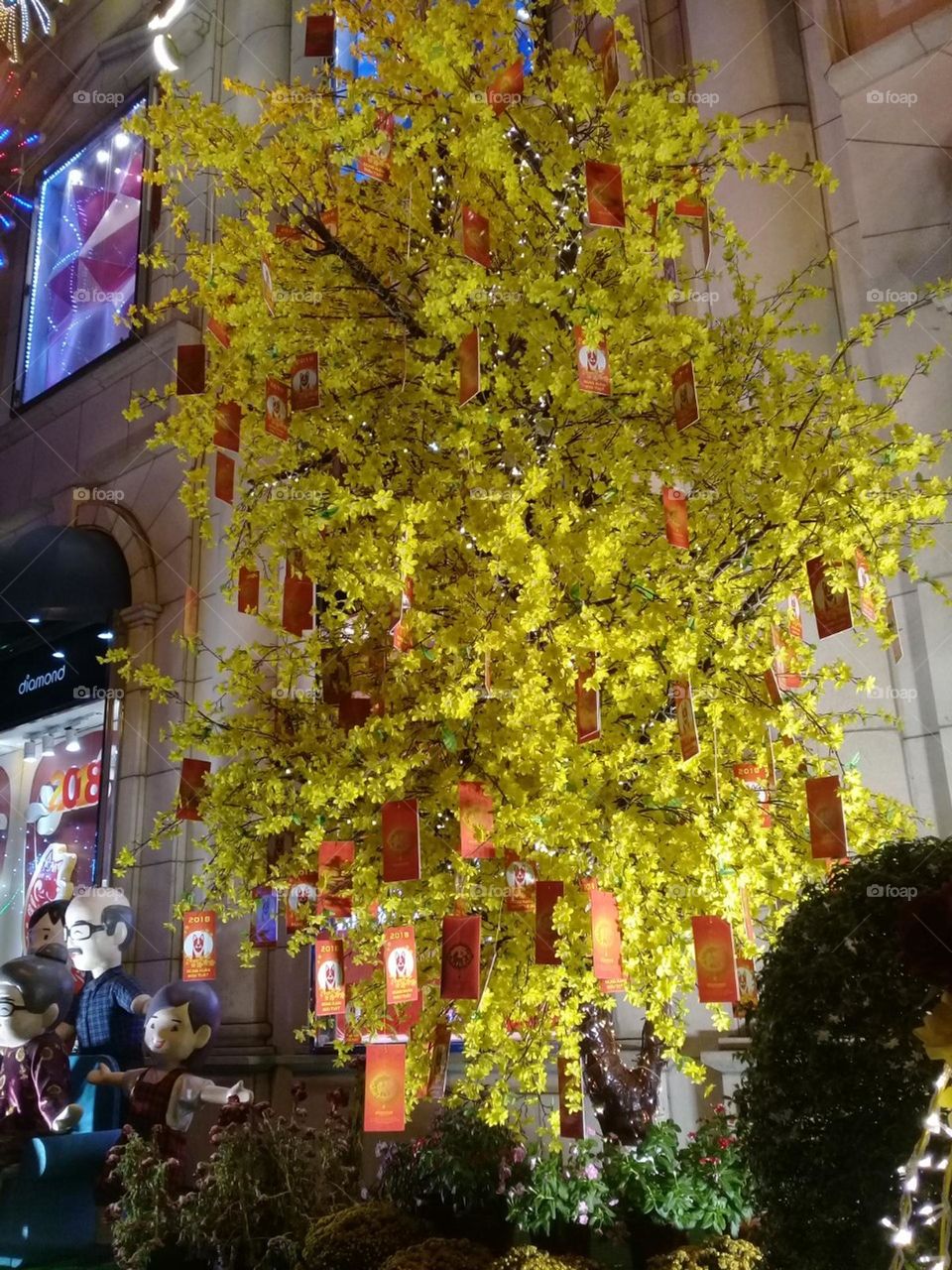 Sắc vàng lung linh.