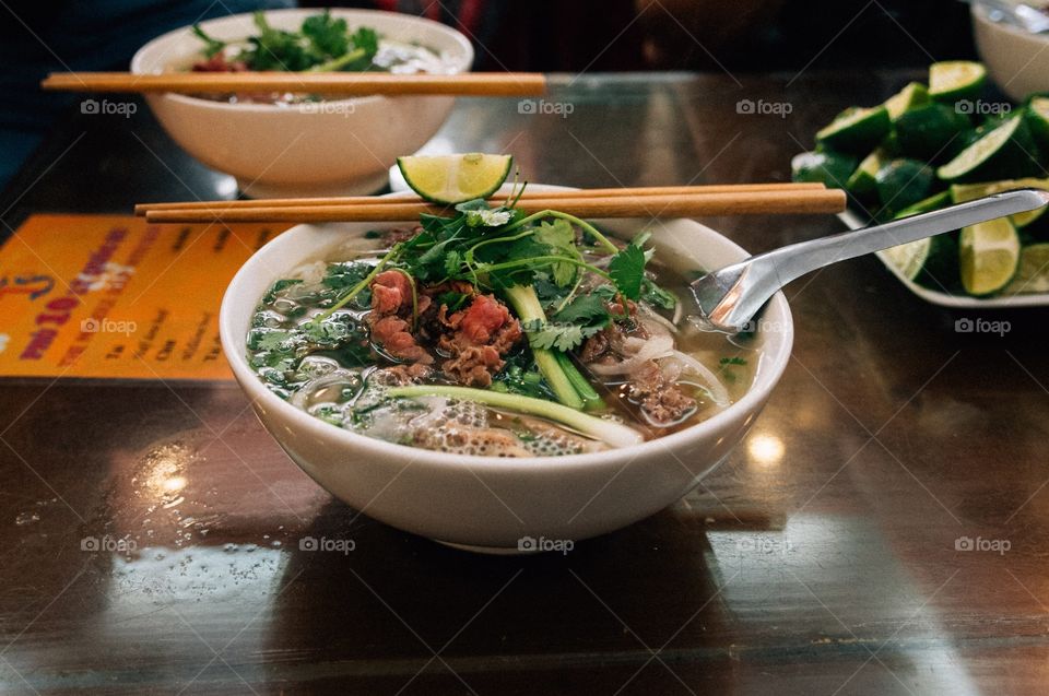 “Pho” Vietnamese noodles