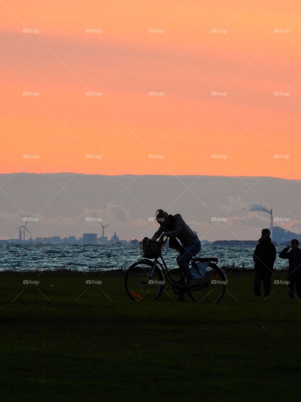 Biking by the sea