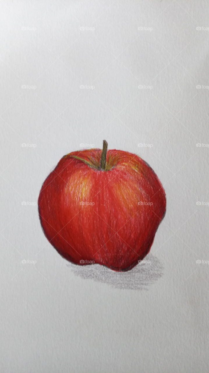 Apple drawing