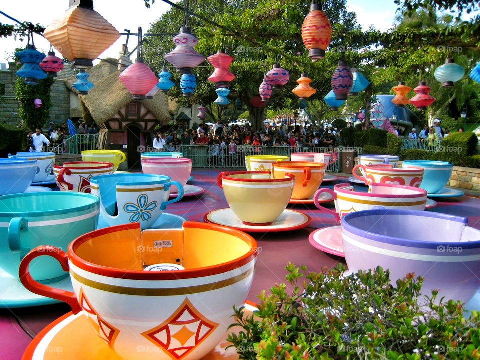 Disneyland. Teacups