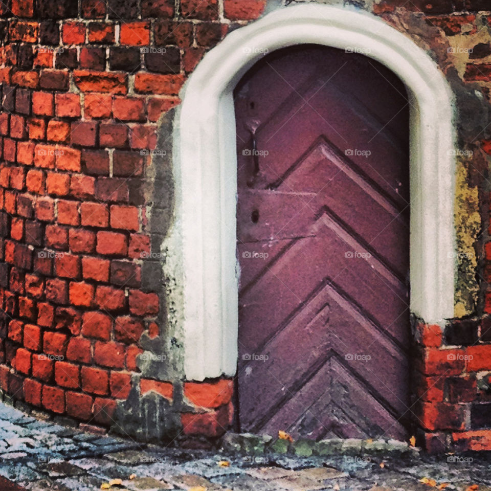 small door in the old tower