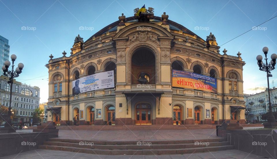 The National Opera of Ukraine . Kyiv, Ukraine 