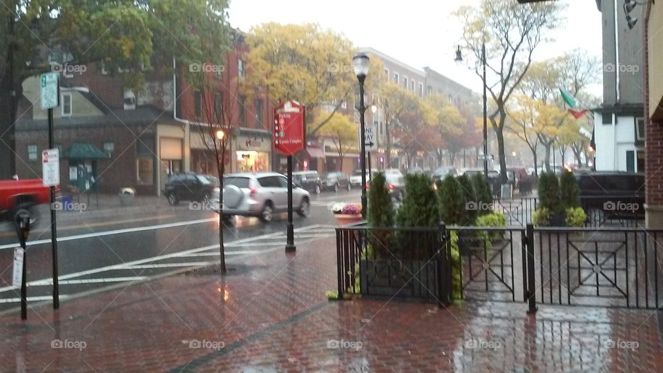 Rainy Jersey Street