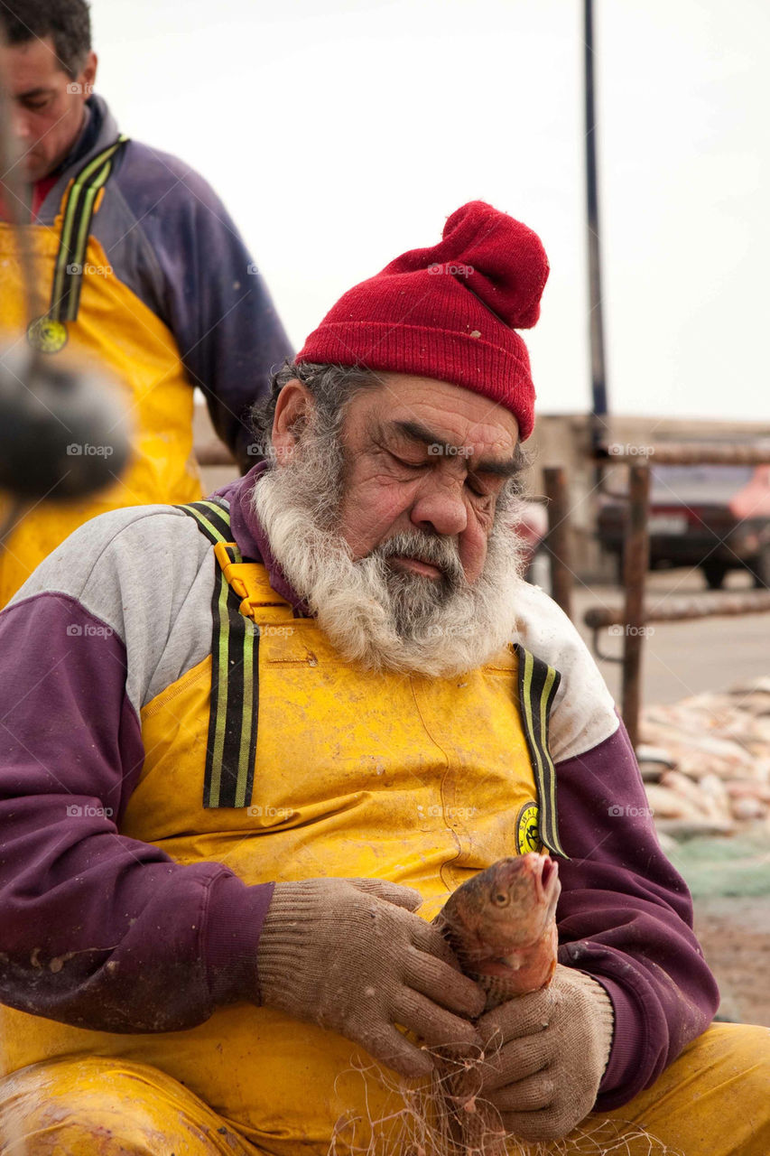 fish fisherman uruguay by penguin