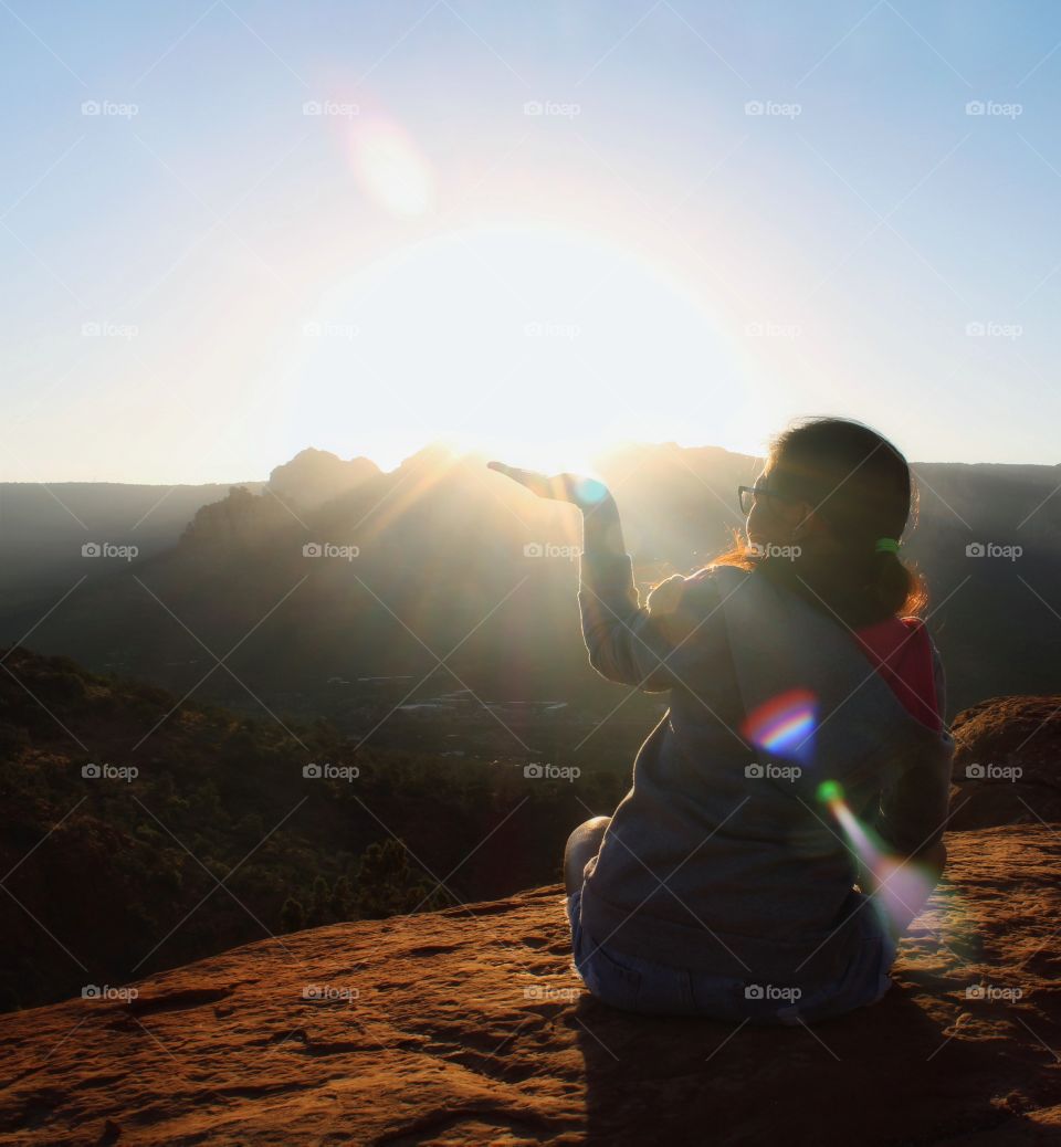 did a road trip early in the morning to see the sunrise