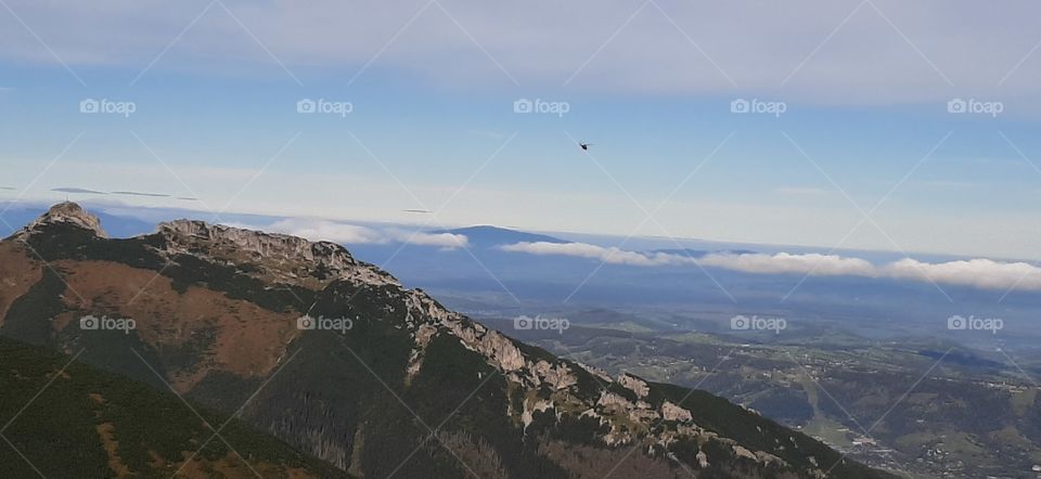 Giewont Mountain view
