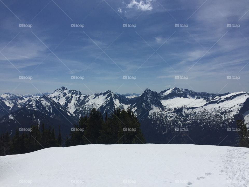 Panoramic mountain views 