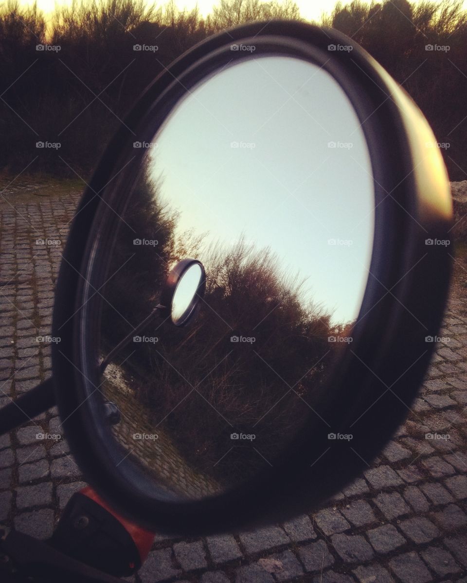 Lens, Vehicle, Car, Mirror, One