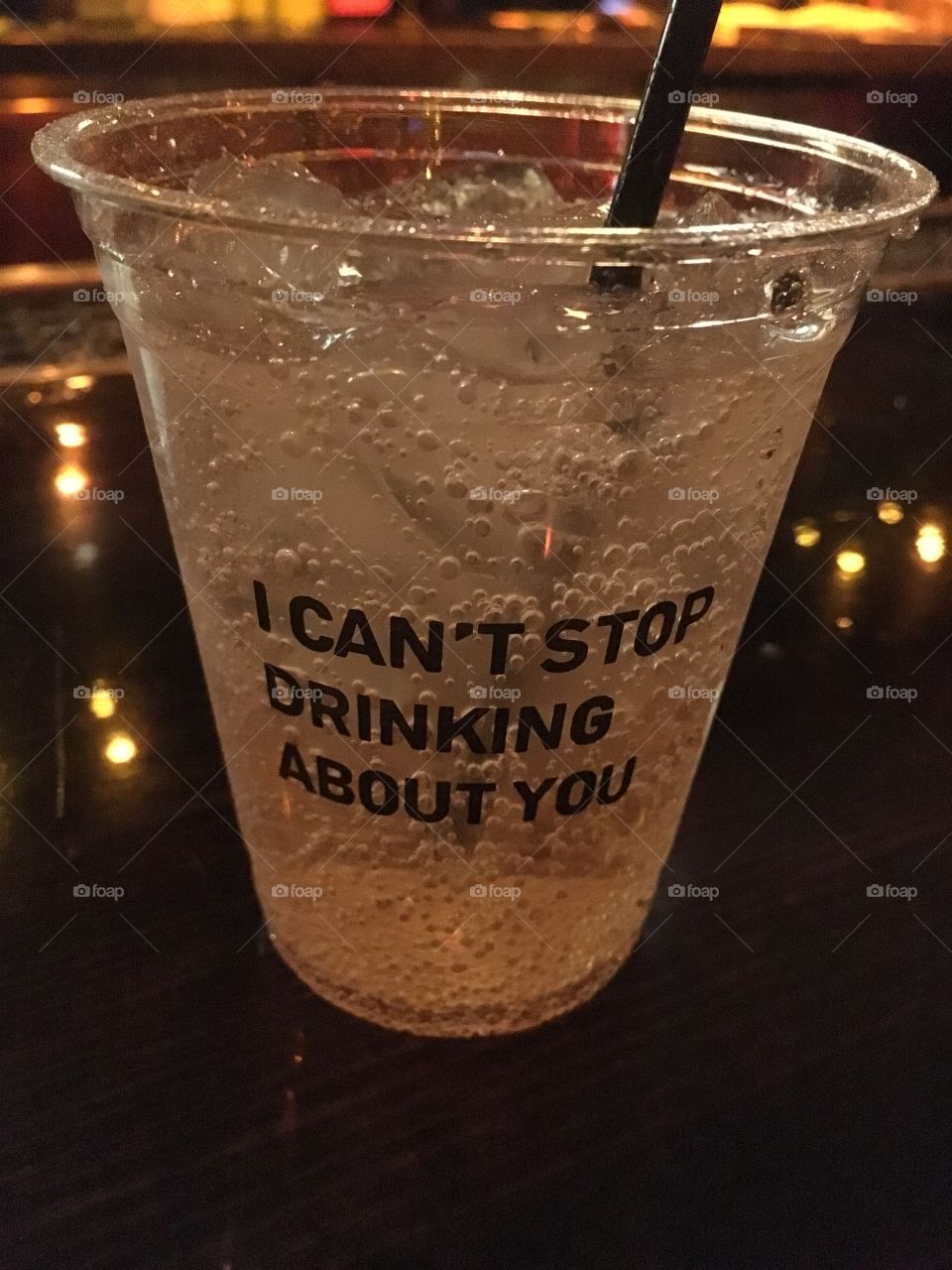 I can’t stop drinking about you