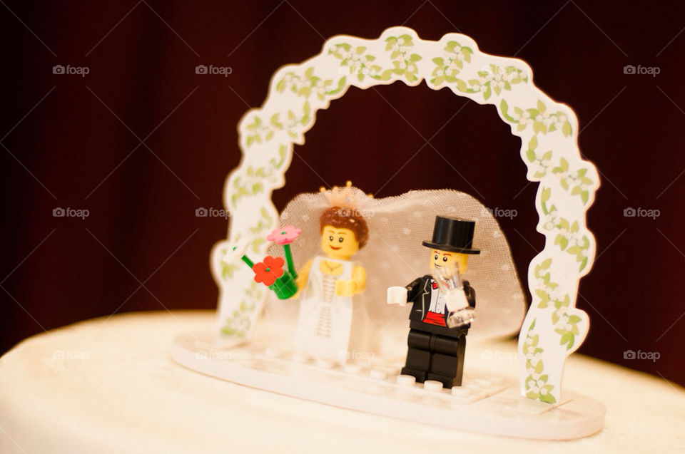 cake wedding lego by photocatseyes