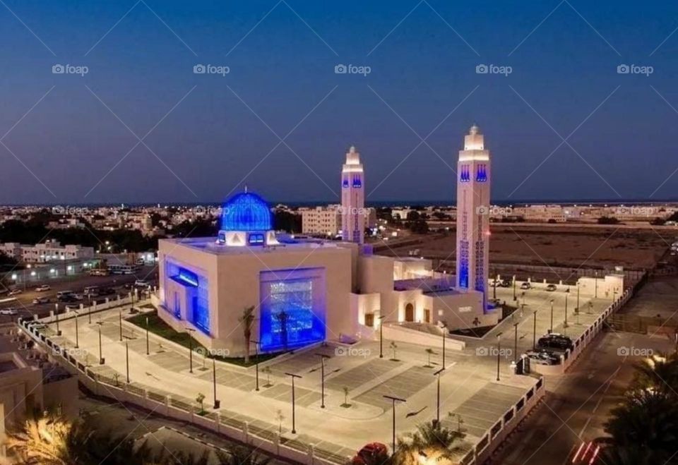 Beautiful architectural decorations in the Sultanate of Oman.