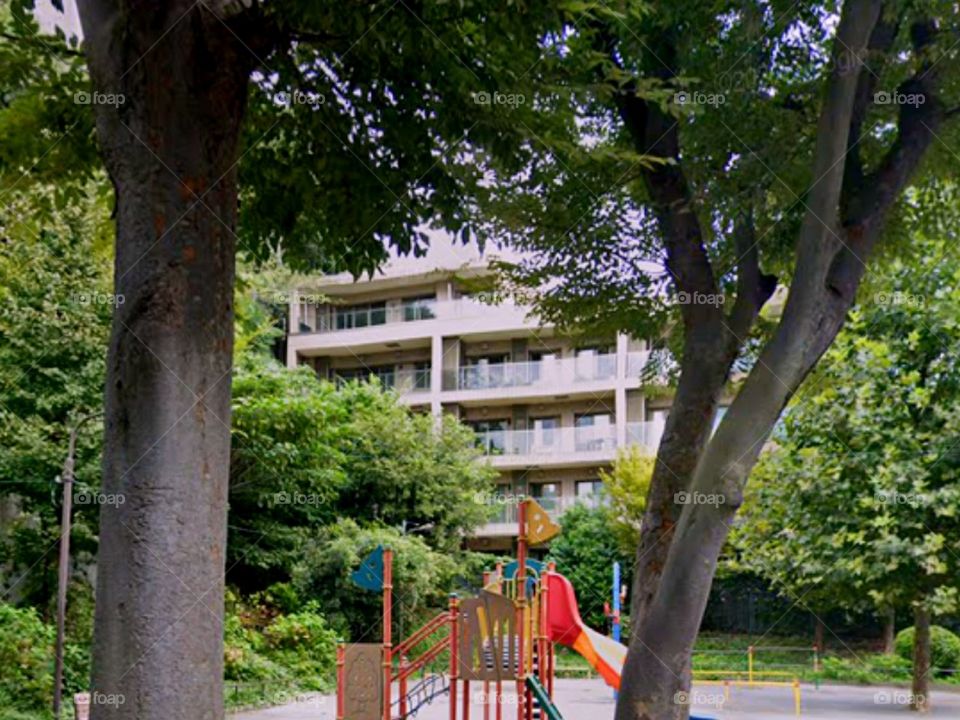 Playground in the park