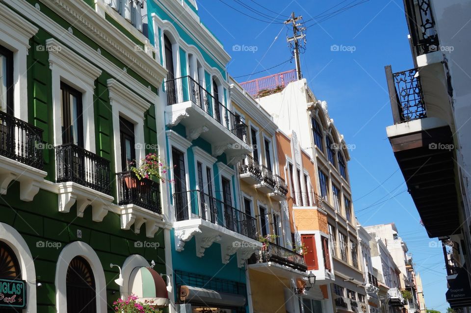 Many windows . Photo taken in San Juan Puerto Rico