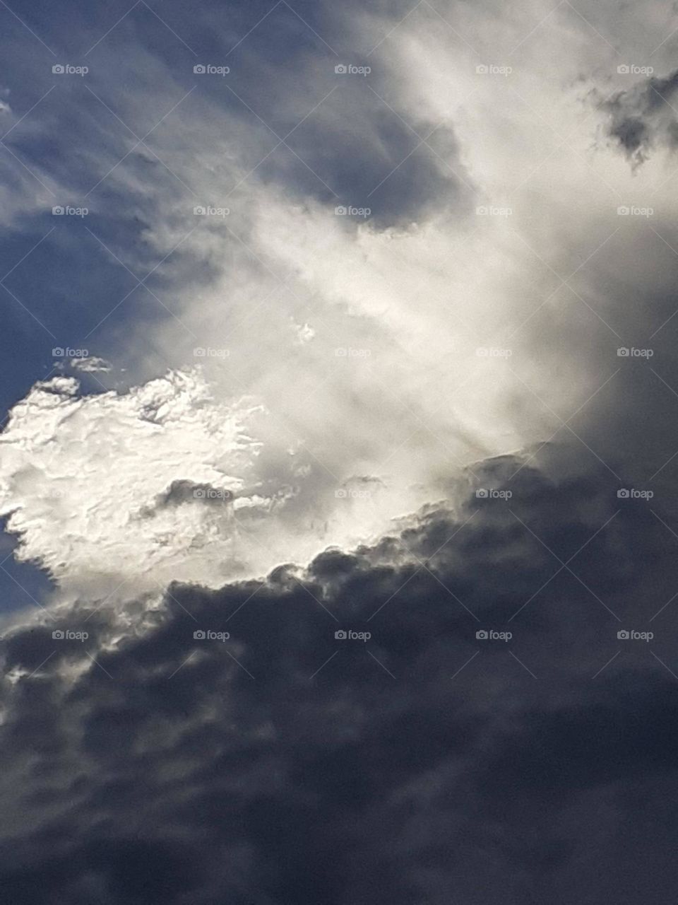 las nubes que indican pronta lluvia