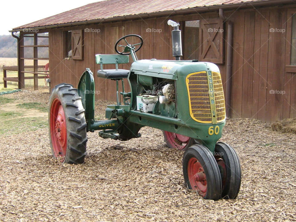 Oliver Tractor. Old Oliver Tractor 