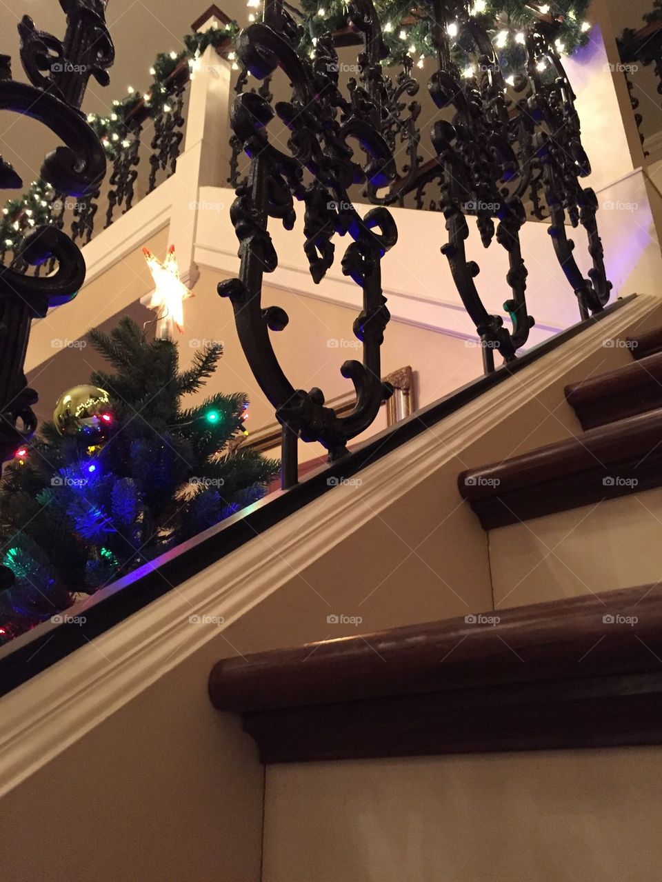 Christmas staircase 