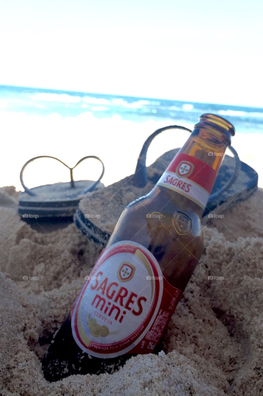 Beer at the beach 