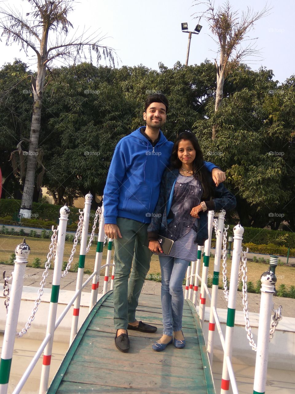 Sharing the best moments in pinjore garden