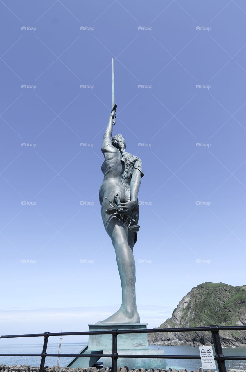 Statue. Ilfracombe