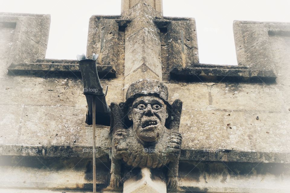 Church Gargoyle Modelled in local dignitaries of the time 