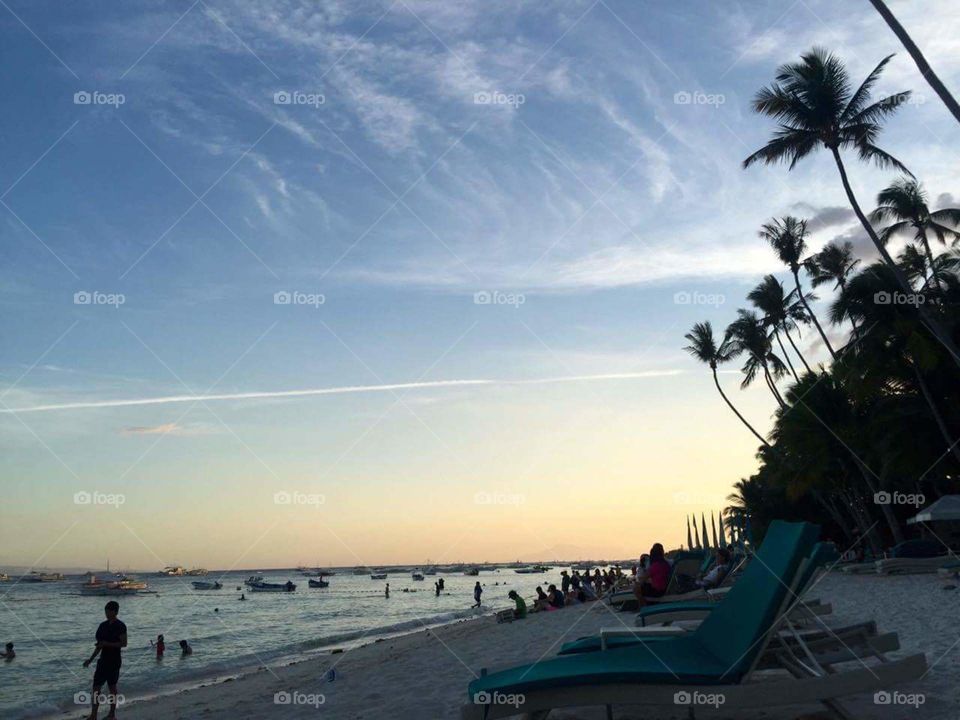 Sunset on the beach! 😍