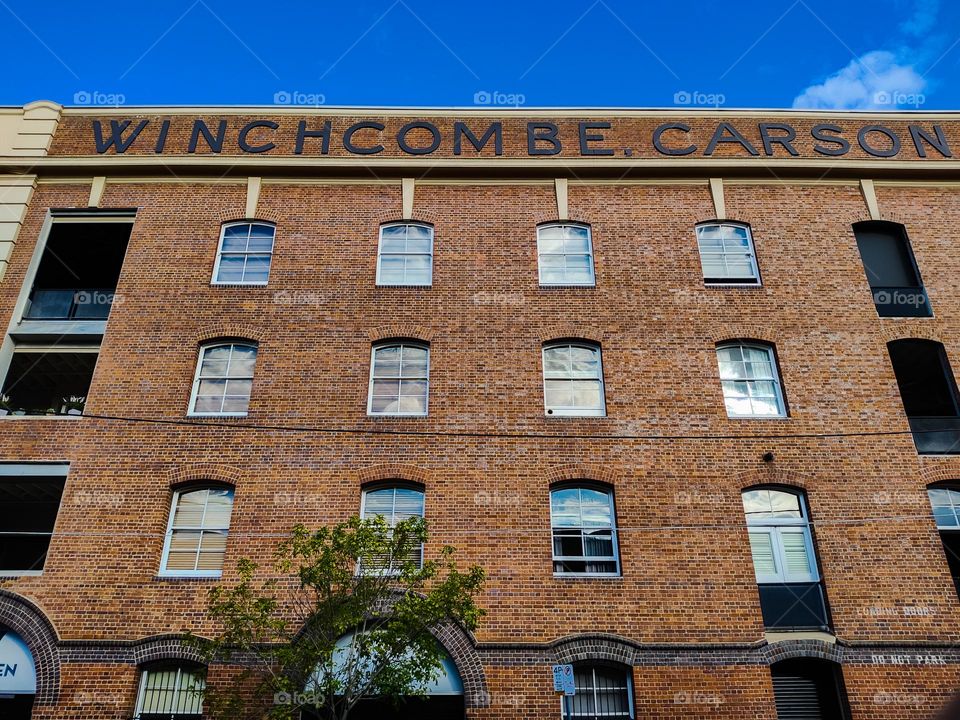 Old heritage listed brick building in Brisbane Australia