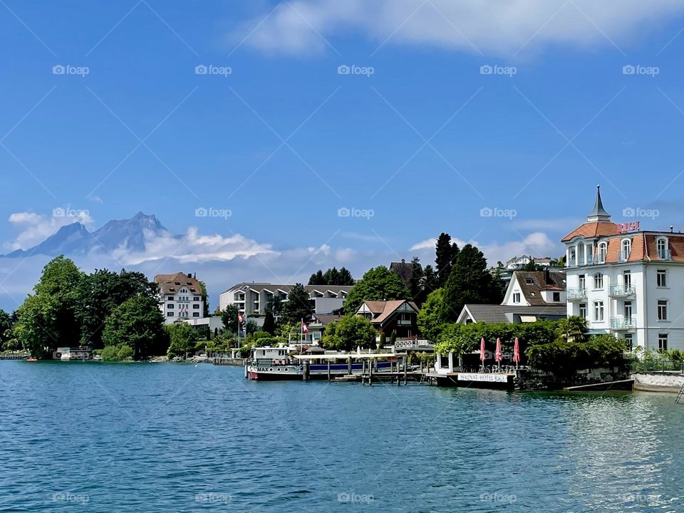 Summer on Lake Lucerne, Switzerland