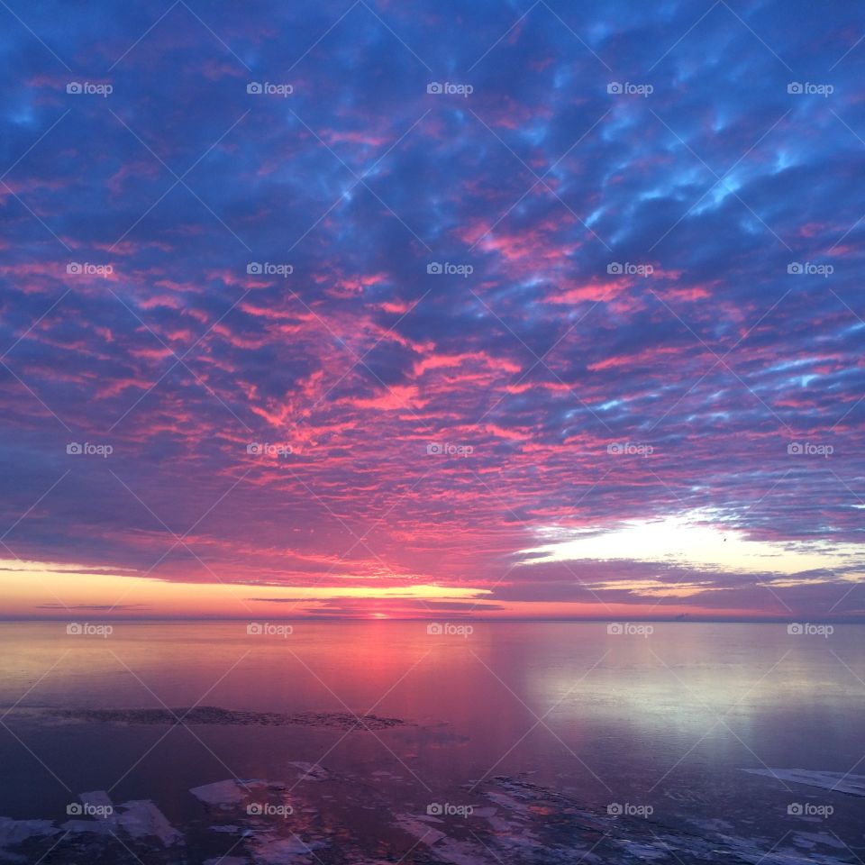 Beautiful Michigan sunrise 