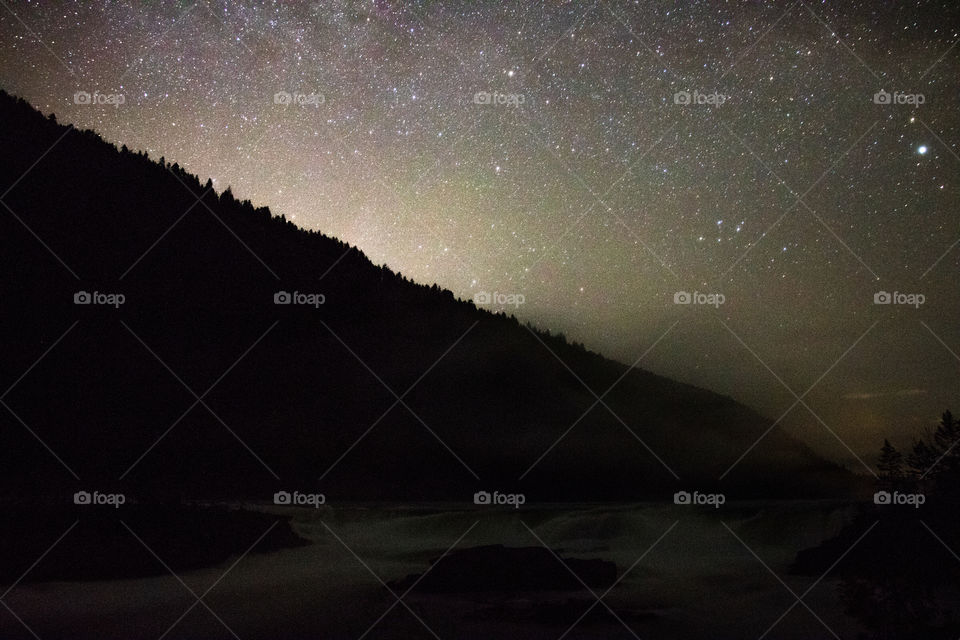 A piece of the milky way on a cold Montana evening. 