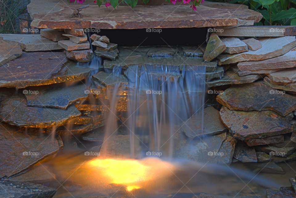 light water fountain landscaping by lightanddrawing