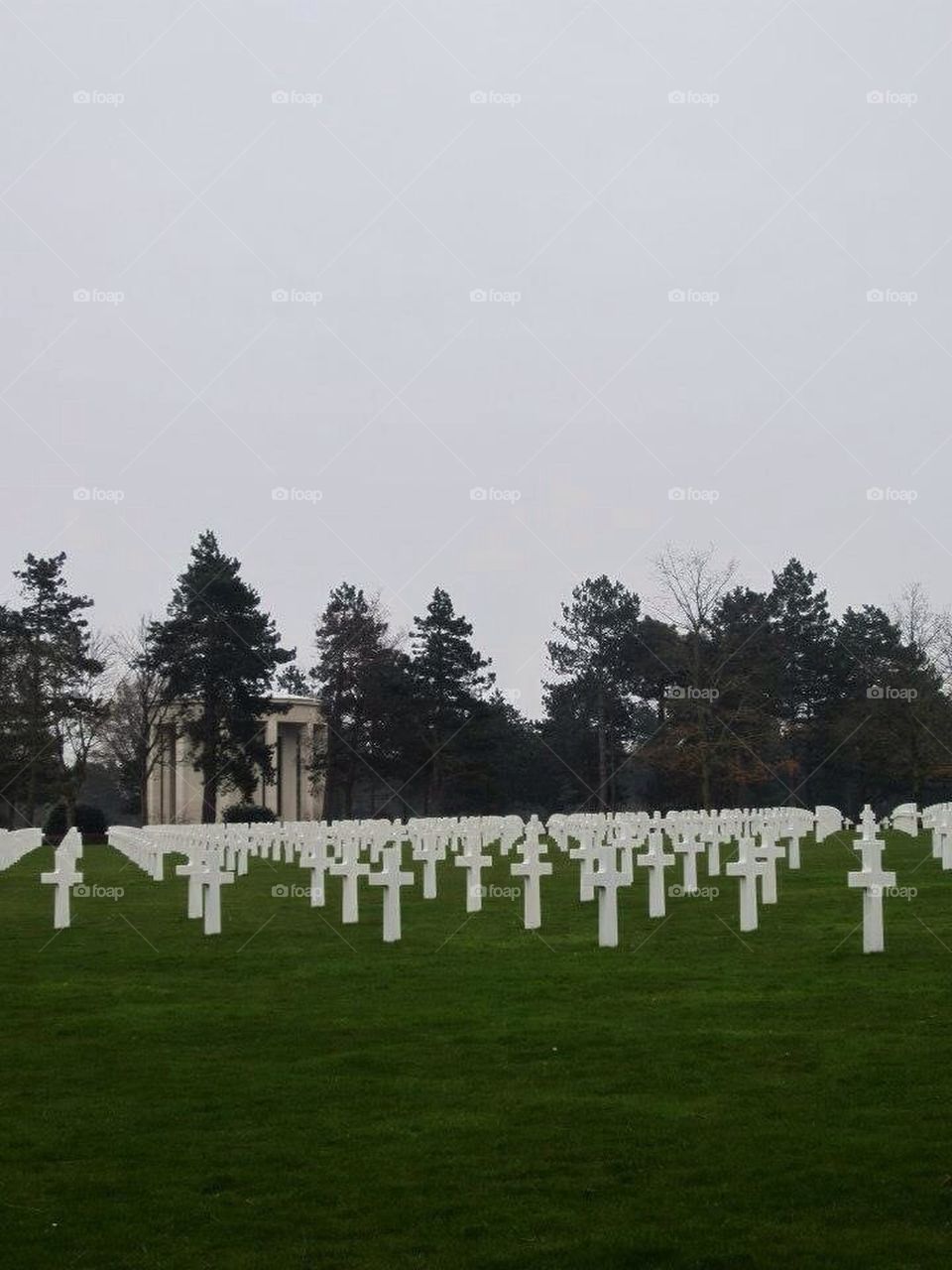 America cemetery Normandy