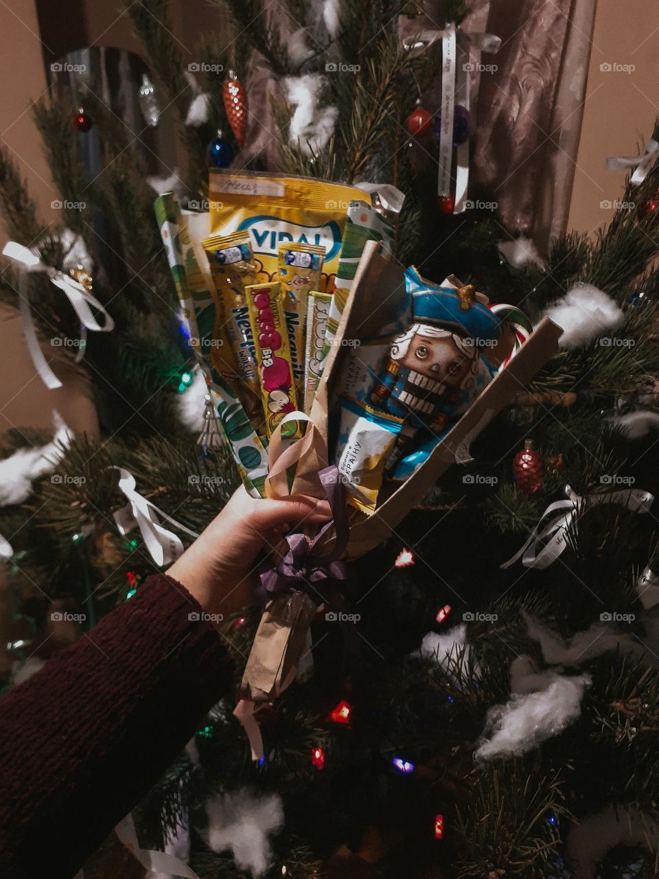 New Year's bouquets of sweets