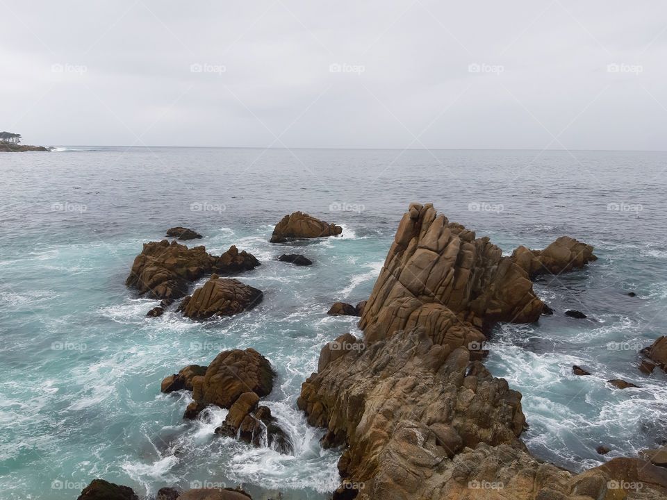 Lovers point beach, Monterey, California, usa