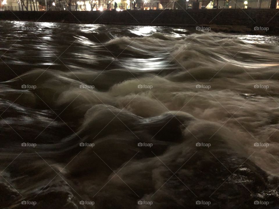 River at night 