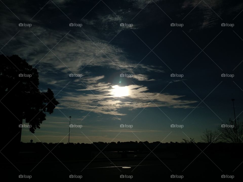 Sunset, No Person, Dawn, Landscape, Silhouette