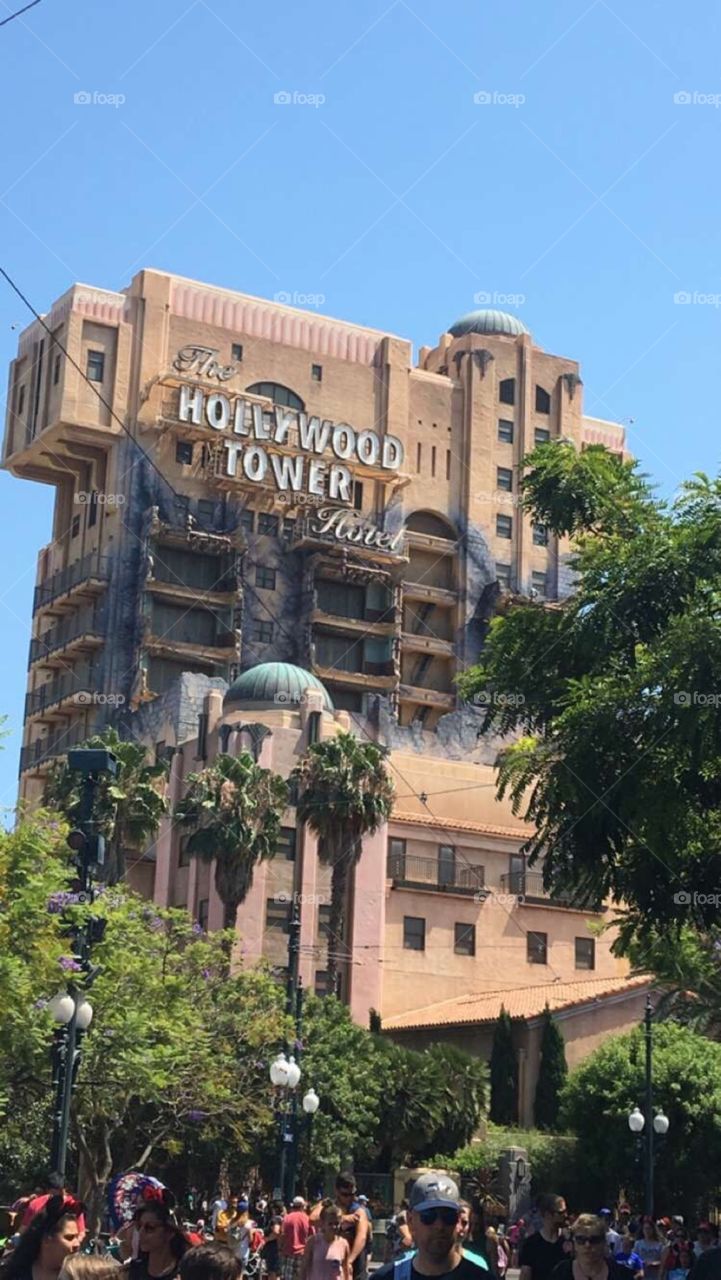Hollywood tower of terror- California adventure
