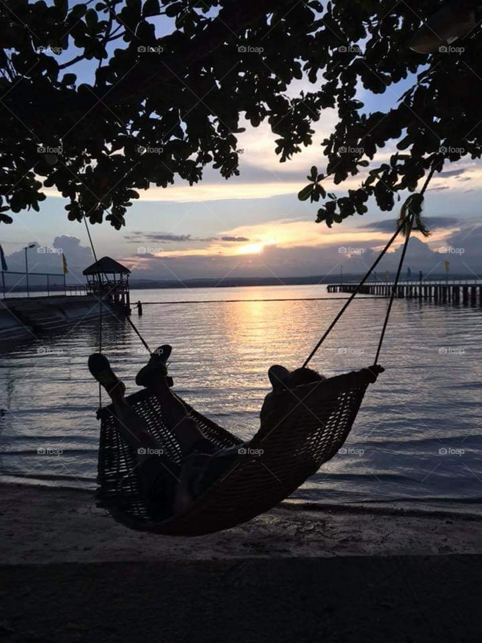 Relaxing Mood at the Beach