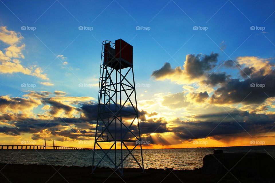 Life guard tower